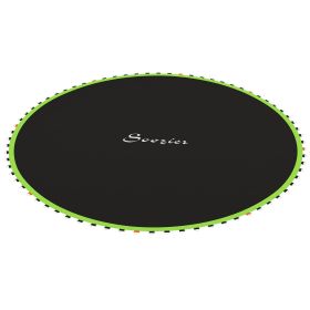 Soozier Trampoline Mat Replacement, Fits 12'/14' Trampoline with 72/80 V-Hooks & 5.5" Springs, Green