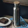 Cormorant Lake - Manitoba Map Bottle with Bamboo Top