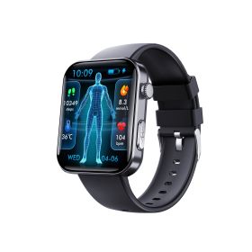 Smart Watch For Men Women Healthy Mornitoring Ips Screen Fitness Tracker With Bluetooth Call  IP67 Waterproof Heart Rate Sleep SpO2 Monitor Pedom (Option: Orange-Silicone)