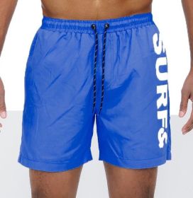 Surf&Beach Swim Trunks Board Shorts (Color: Blue, size: S)