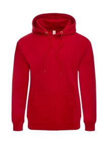 Fleece Pullover Hoodie (Color: Red, size: M)