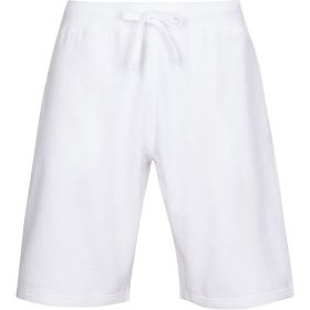 Fleece Sweat Shorts (Color: White, size: XL)
