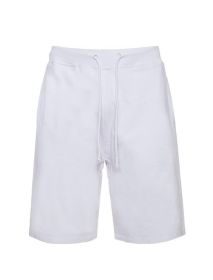 Premium Heavy Weight Single Jersey Short (Color: White, size: L)