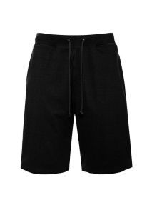 Premium Heavy Weight Single Jersey Short (Color: Black, size: M)