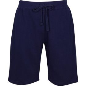 Fleece Sweat Shorts (Color: Navy, size: M)