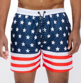 American Flag Swim Shorts (Color: Flag, size: 3XL)