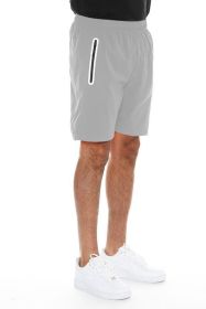 Weiv Active Sports Performance Running Short (Color: Grey, size: M)