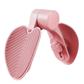 Thigh Exerciser Hip Trainer Inner Pelvic Floor Muscle Exercise Equipment with 3 Adjustable Resistance For Woman Postpartum Mother (Color: Pink)