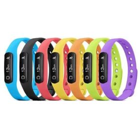 SmartFit Feather Lite Touch Screen Watch and 24/7 Activity Tracker + 1 Free Bonus Band (Color: Lime Green)