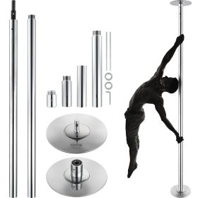 VEVOR Professional Dancing Pole (Steel Pipe Color: Silver, Length Range: 82-108 inches)