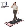 Walking Pad with Quiet 2.0 HP Brushless Motor, Countdown Modes, Spacious Running Area, 220 lbs Weight Capacity for Home or Office Workouts