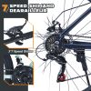 27.5 Inch Wheels 21 Speed Mountain Bike, for Men Women Boys and Girls, Front Suspension,Aluminum Alloy Frame