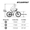 A2660 Mountain Bike 26 Inch Wheels, 21-Speed Full Suspension Mens Womens Trail Commuter City Mountain Bike